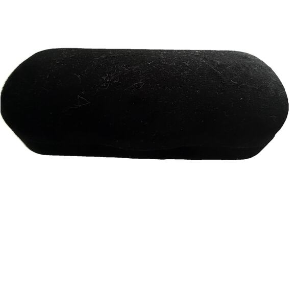 Gucci Sunglasses Eyeglasses Case Black / Blue Velvet Clamshell Eyewear Case New